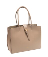 COCCINELLE ALBA Bolso de hombro de piel martillada rosa polvo - Bolsos Mujer - 2