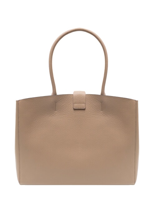 ALBA Bolso de hombro de piel martillada rosa polvo - Bolsos Mujer