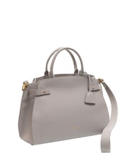 COCCINELLE KLICHE Bolso de piel con bandolera gris claro - Bolsos Mujer - 2