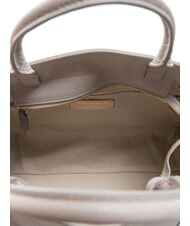 COCCINELLE KLICHE Bolso de piel con bandolera gris claro - Bolsos Mujer - 6