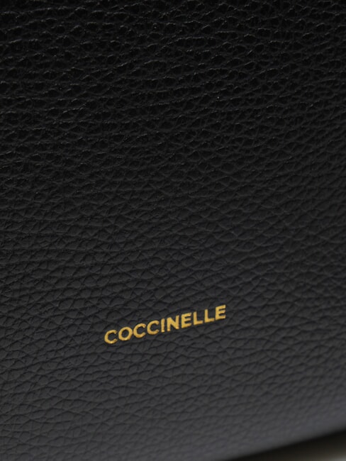 KLICHE Bolso de piel con bandolera negro - Bolsos Mujer