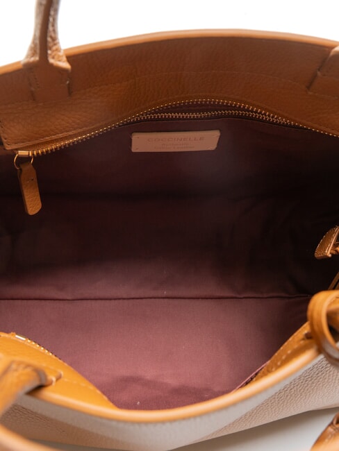 KLICHE Bolso de mano de piel martillada CUIR - Bolsos Mujer