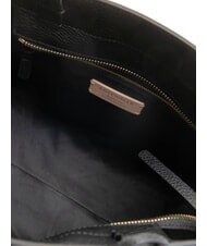 COCCINELLE KLICHE Bolso de mano de piel martillada negro - Bolsos Mujer - 6