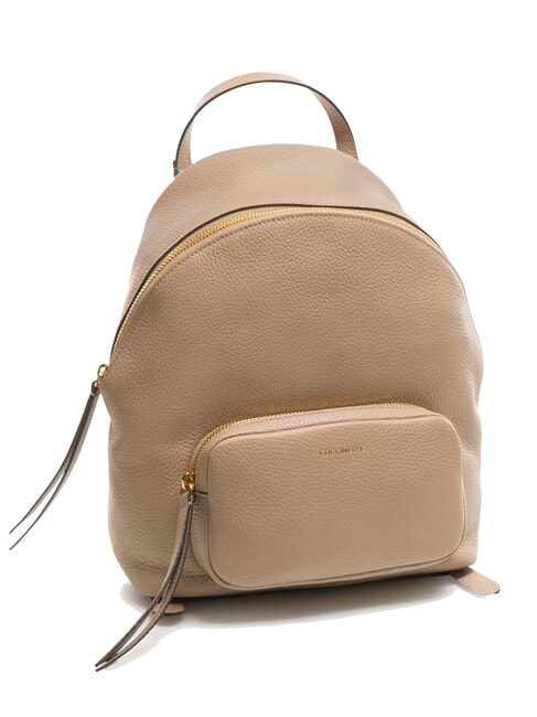 JEN Mochila de cuero martillado rosa polvo - Bolsos Mujer