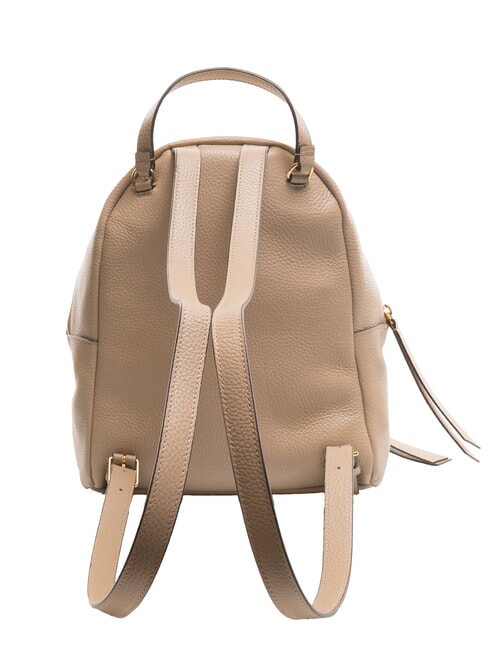 JEN Mochila de cuero martillado rosa polvo - Bolsos Mujer