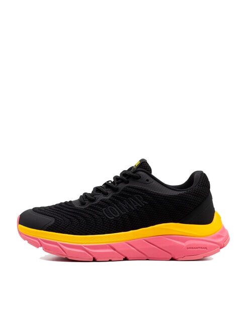 URBANTRAIL COLORS Zapatillas negro-rosa brillante/amarillo brillante - Zapatos unisex