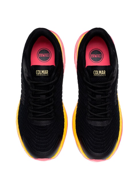 URBANTRAIL COLORS Zapatillas negro-rosa brillante/amarillo brillante - Zapatos unisex