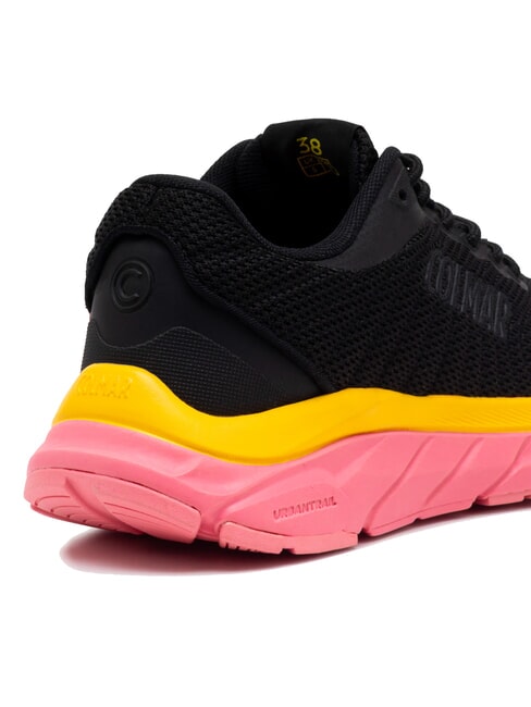 URBANTRAIL COLORS Zapatillas negro-rosa brillante/amarillo brillante - Zapatos unisex