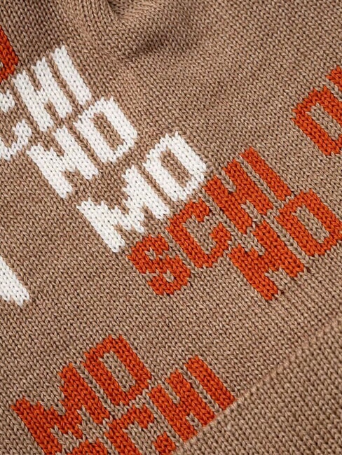 LOGO BICOLOR Sombrero con pu&ntilde;os beige - Sombreros