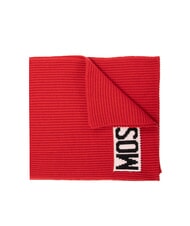 MOSCHINO LOGO Bufanda acanalada rojo - Bufandas - 3