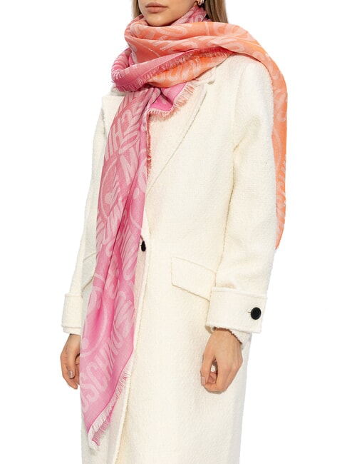 LOGO ALL OVER Robó rosa - Bufandas