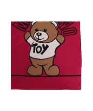 MOSCHINO TEDDY Bufanda de mezcla de lana rojo - Bufandas - 3