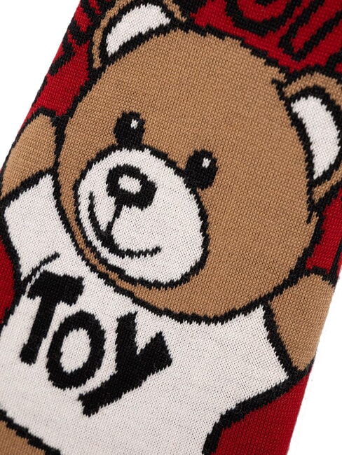 TEDDY Bufanda de mezcla de lana rojo - Bufandas