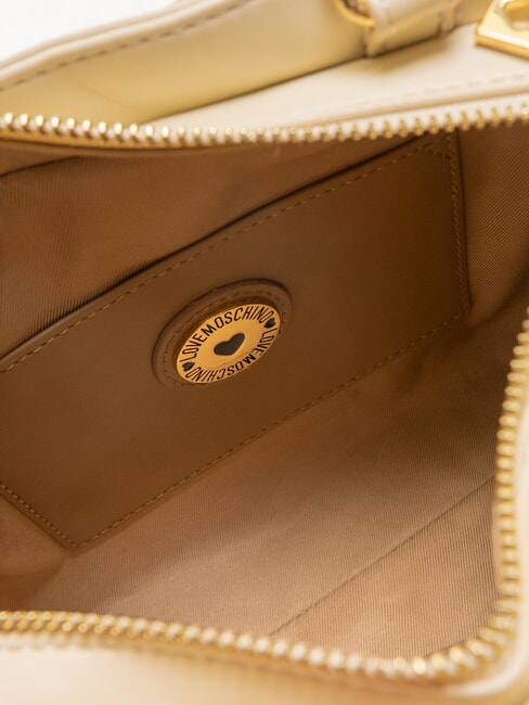 MADE WITH LOVE Mini bolso de mano, con bandolera Marfil - Bolsos Mujer