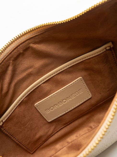 LA VOILE  Bolso de hombro estilo hobo arena - Bolsos Mujer