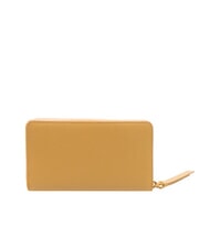 COCCINELLE VOILE Cartera grande de cuero con cremallera beige fresco - Carteras Mujer - 3