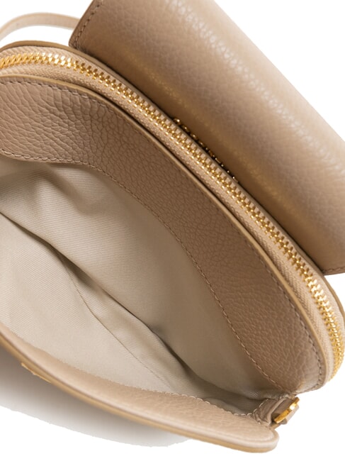 FAINT Mini bolso de piel martillada rosa polvo - Bolsos Mujer