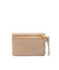 COCCINELLE SOFTY Tarjetero de cuero martillado rosa polvo - Carteras Mujer - 3