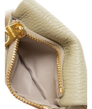 COCCINELLE SOFTY Tarjetero de cuero martillado verde celadón - Carteras Mujer - 4