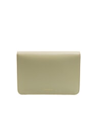 COCCINELLE TULIP Bolso de hombro de piel martillada verde celadón - Bolsos Mujer - 4