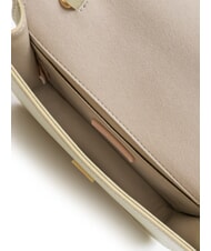 COCCINELLE TULIP Bolso de hombro de piel martillada verde celadón - Bolsos Mujer - 5