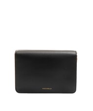 COCCINELLE TULIP Bolso de hombro de piel martillada negro - Bolsos Mujer - 3