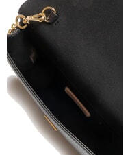 COCCINELLE TULIP Bolso de hombro de piel martillada negro - Bolsos Mujer - 6