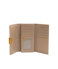 COCCINELLE TALEA Cartera continental de piel martillada rosa polvo - Carteras Mujer - 2