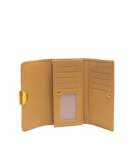 COCCINELLE TALEA Cartera continental de piel martillada beige fresco - Carteras Mujer - 2