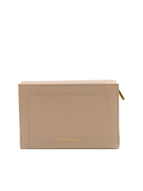 TALEA Cartera mediana de piel martillada rosa polvo - Carteras Mujer