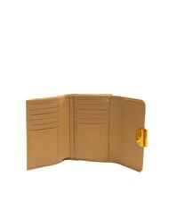 COCCINELLE TALEA Cartera mediana de piel martillada beige fresco - Carteras Mujer - 2