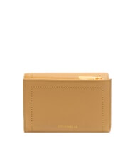 COCCINELLE TALEA Cartera mediana de piel martillada beige fresco - Carteras Mujer - 3