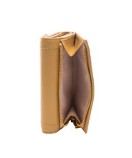 COCCINELLE TALEA Cartera mediana de piel martillada beige fresco - Carteras Mujer - 4