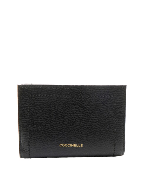 TALEA Cartera mediana de piel martillada negro - Carteras Mujer