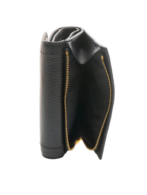 TALEA Cartera mediana de piel martillada negro - Carteras Mujer