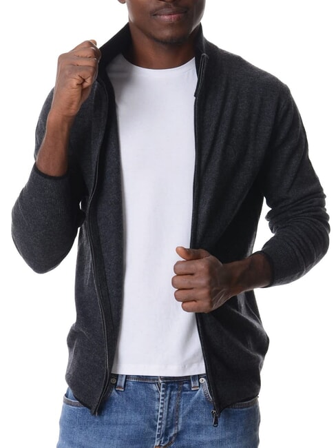 12GG Suéter mezcla gris oscuro - Suéteres de los hombres