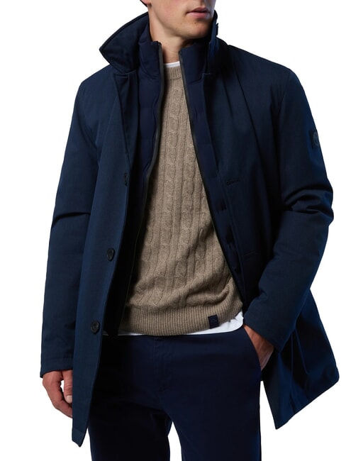 NORTH TECH Chaqueta con pechera extra&iacute;ble Azul marino - Chaquetas de hombre