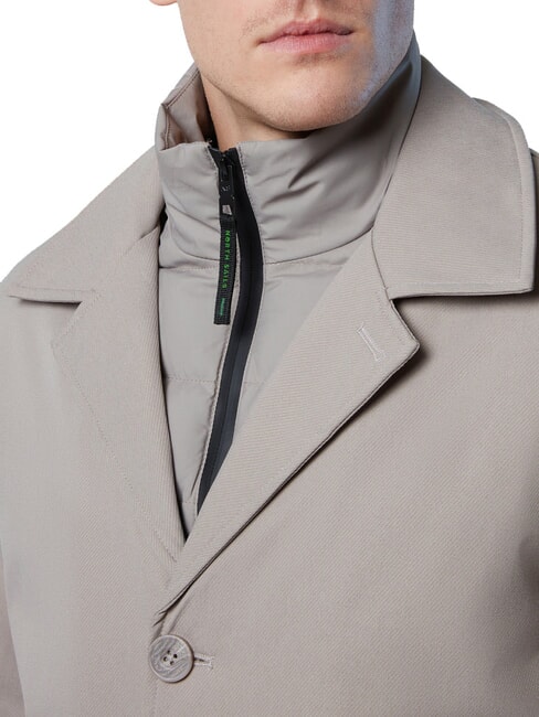 NORTH TECH Chaqueta con pechera extraíble caqui vintage - Chaquetas de hombre