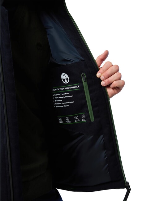 TECH SAILOR  Chaqueta impermeable Azul marino - Chaquetas de hombre