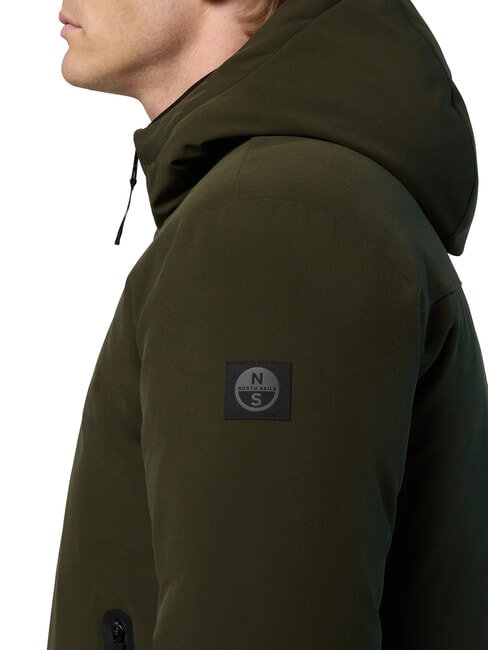HOBART Chaqueta con capucha verde bosque - Chaquetas de hombre