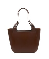THE BRIDGE LUCIA Bolso de hombro de piel para compras BROWN - Bolsos Mujer - 4