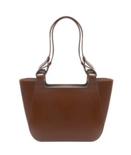 THE BRIDGE LUCIA Bolso de hombro de piel para compras BROWN - Bolsos Mujer - 4