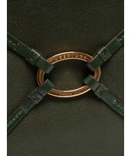 THE BRIDGE AMELIA Bolso de hombro de piel Derby verde abt. oro - Bolsos Mujer - 3