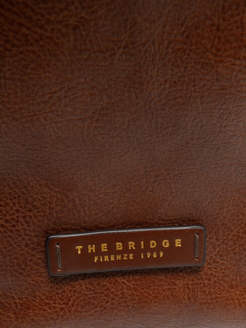 CARLOTTA Bolso de cuero tipo cubo BROWN - Bolsos Mujer