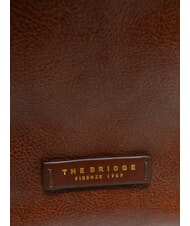 THE BRIDGE CARLOTTA Bolso de cuero tipo cubo BROWN - Bolsos Mujer - 3