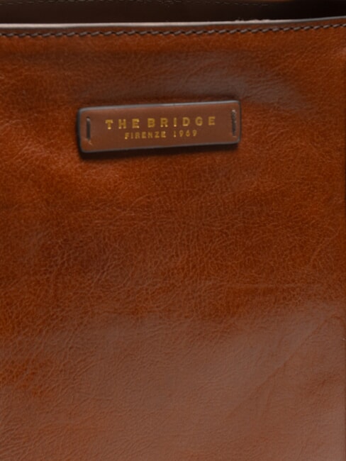 CARLOTTA Bolsa de compras de cuero BROWN - Bolsos Mujer