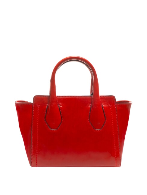 FIONA Bolso de mano de piel con bandolera abad flamenco. oro - Bolsos Mujer