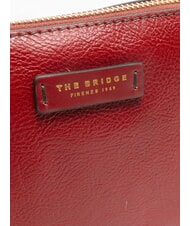 THE BRIDGE CARLOTTA Estuche de belleza de cuero grosella / oro - Neceser - 3