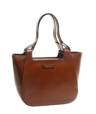 THE BRIDGE LUCIA Bolso de hombro de piel para compras BROWN - Bolsos Mujer - 2