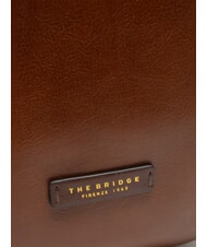 THE BRIDGE LUCIA Bolso de hombro de cuero tipo hobo BROWN - Bolsos Mujer - 3